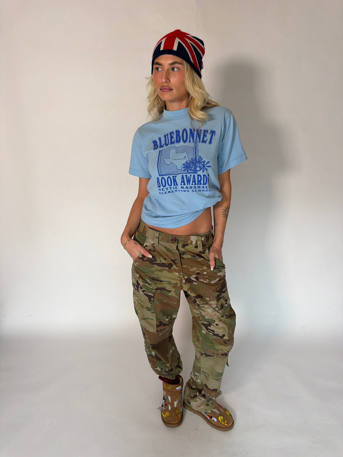VINTAGE CAMOUFLAGE CARGO PANTS
