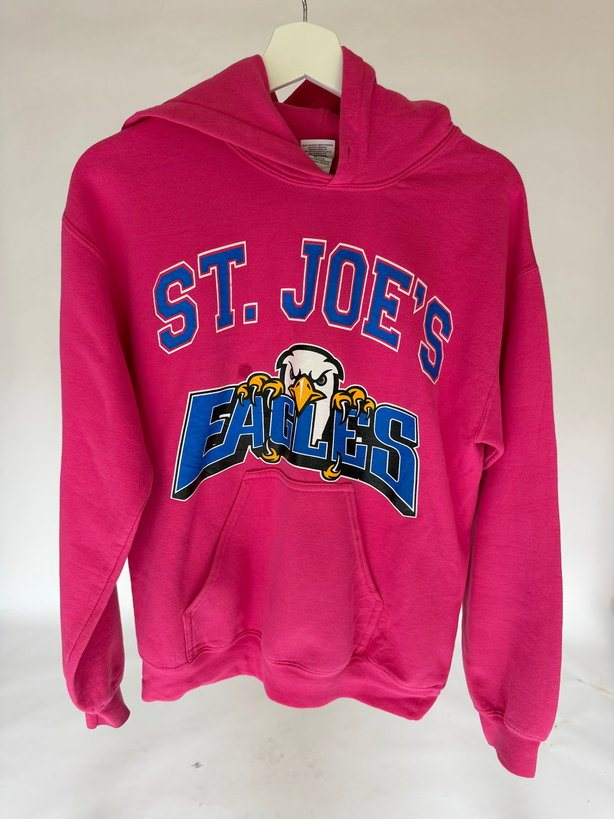 VINTAGE ST. JOE’S EAGLES PINK HOODIE
