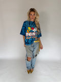 VINTAGE LOONEY TUNES TIE-DYE GRAPHIC TEE