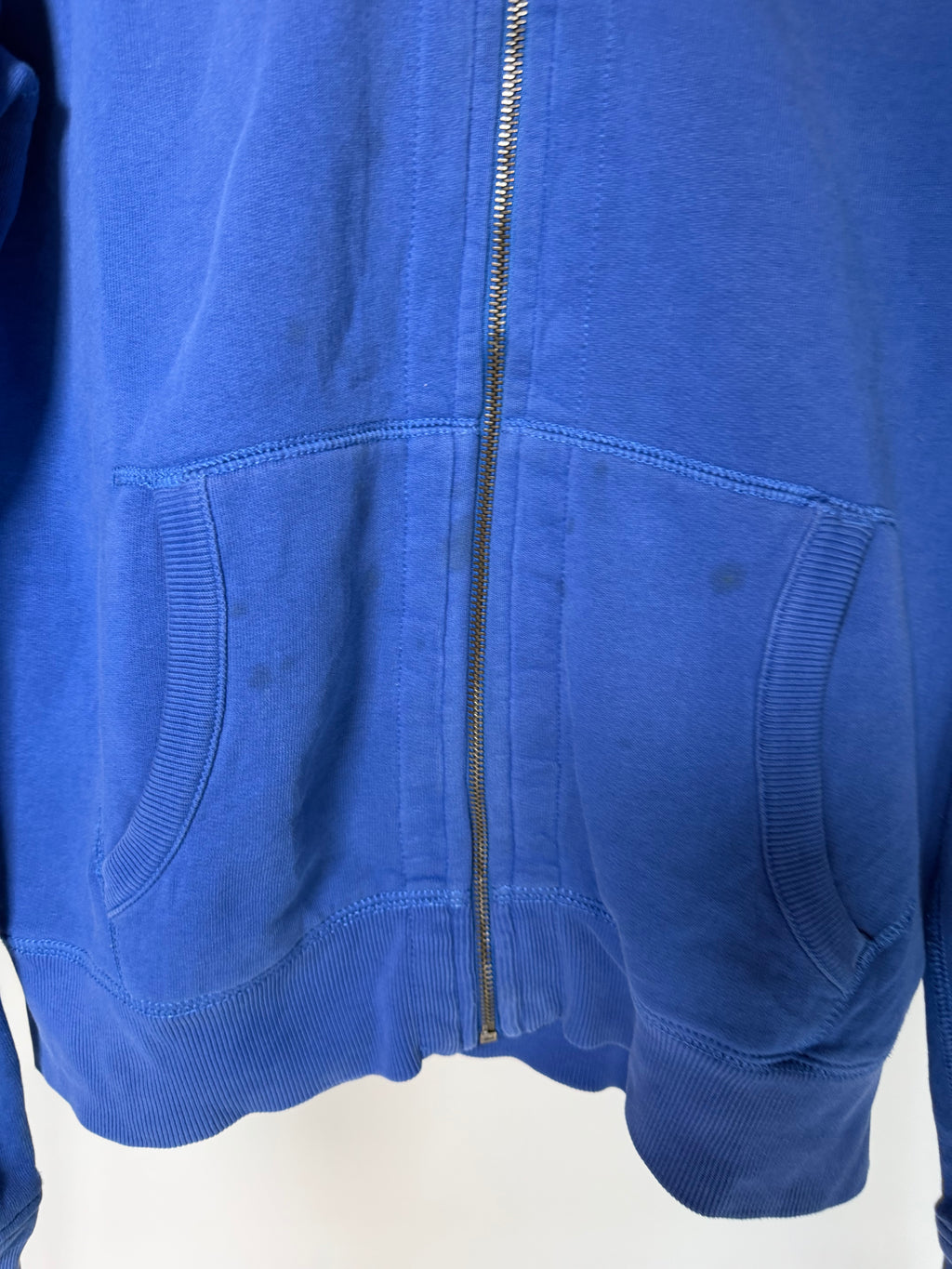 VINTAGE BLUE RALPH LAUREN ZIP-UP HOODIE
