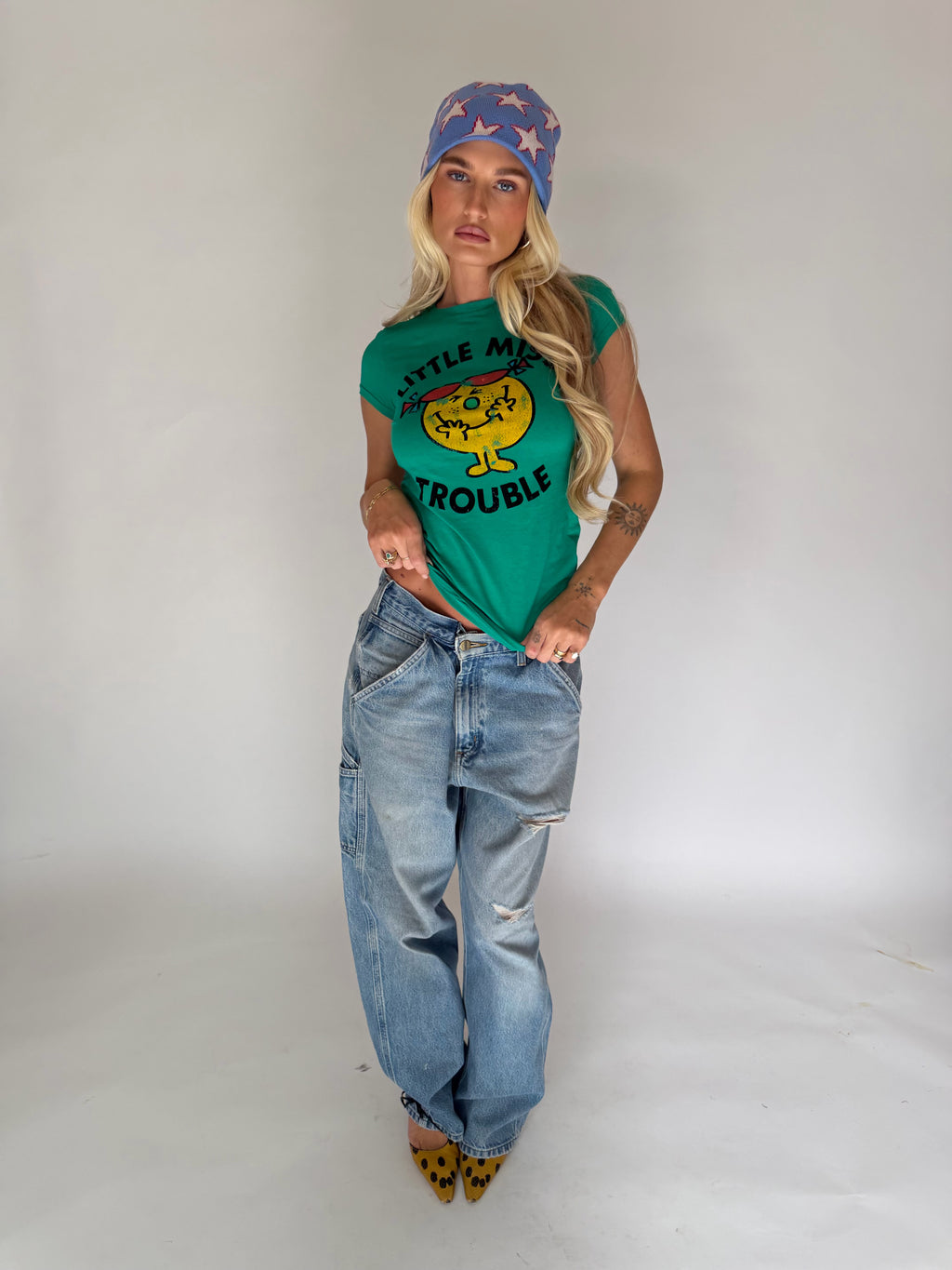 LITTLE MISS TROUBLE TEE