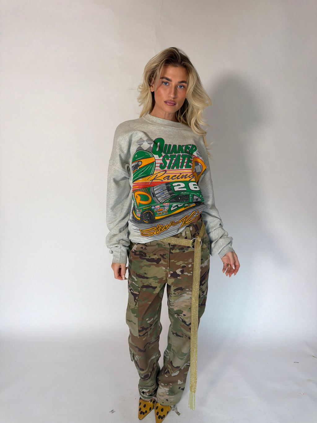 VINTAGE NASCAR QUAKER STATE RACING SWEATSHIRT