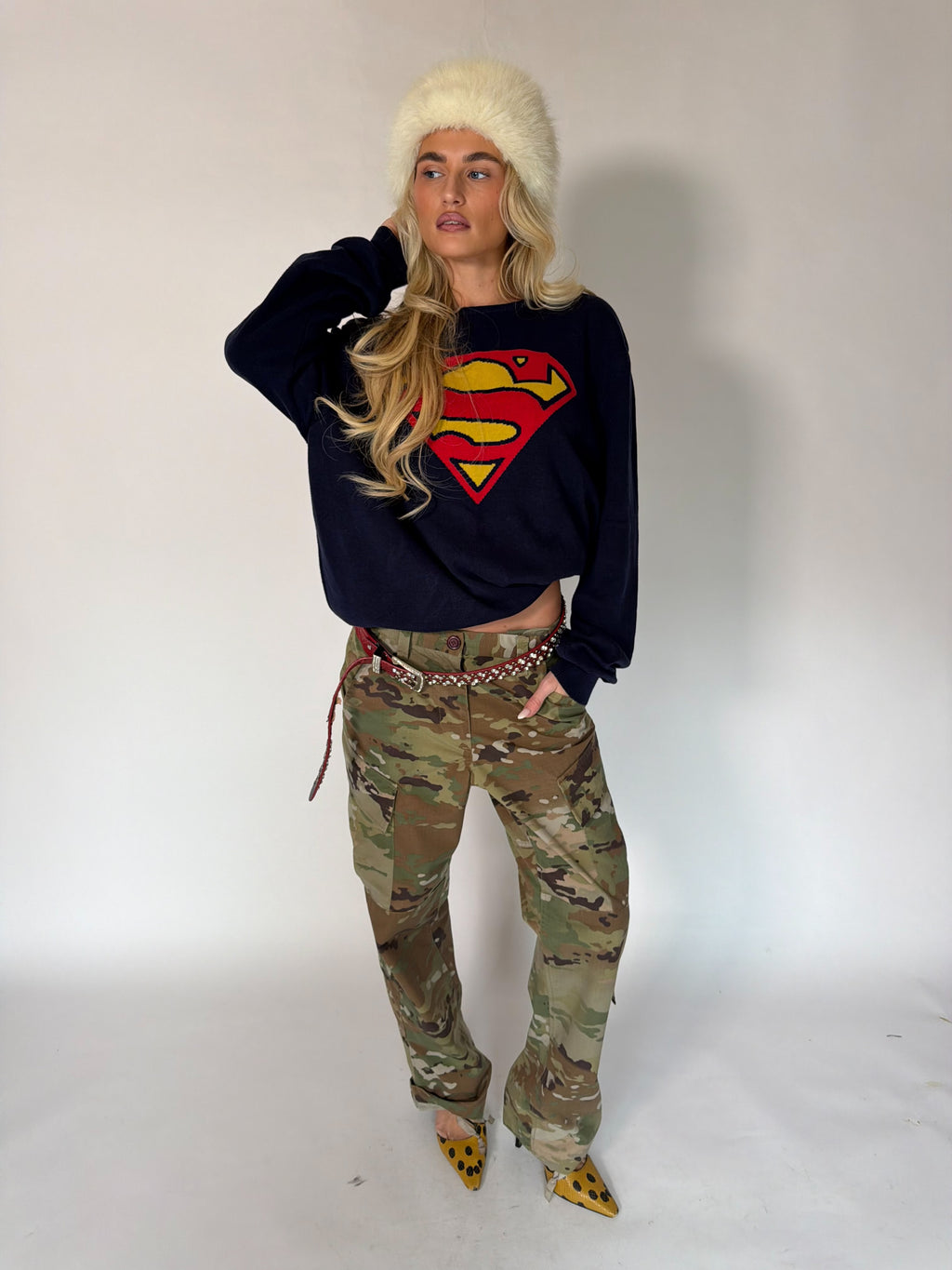 VINTAGE SUPERMAN KNITTED SWEATER