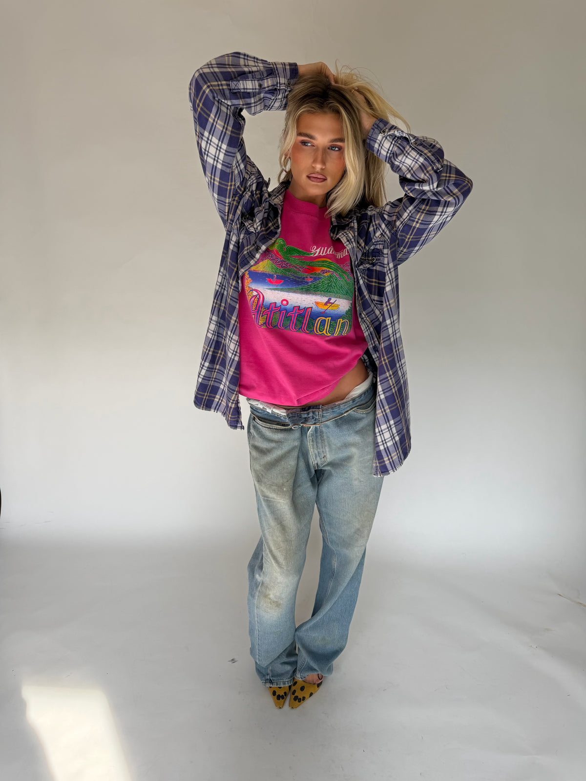 VINTAGE PINK GUATEMALA SINGLE STITCH TEE