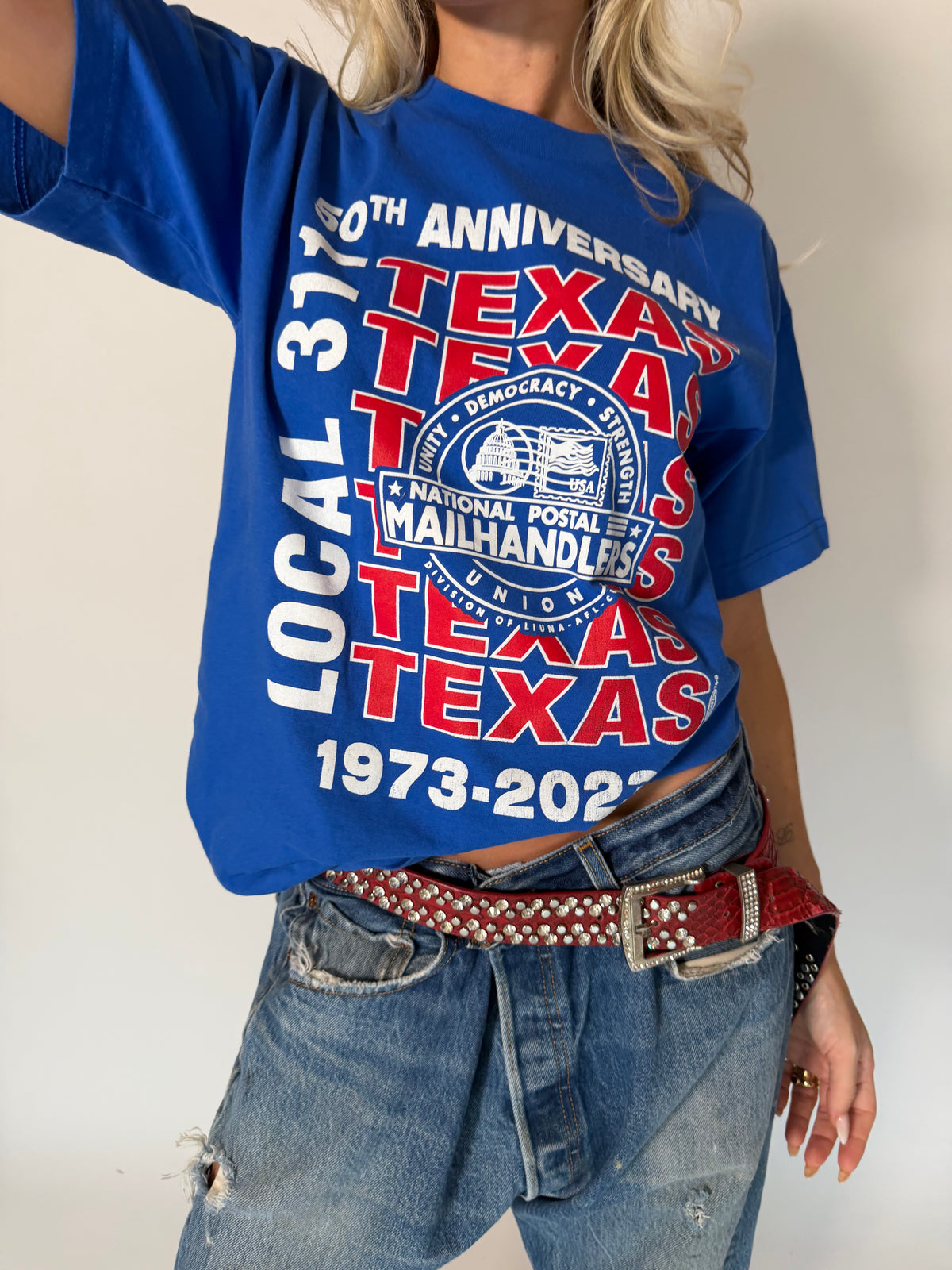 VINTAGE TEXAS ANNIVERSARY GRAPHIC TEE