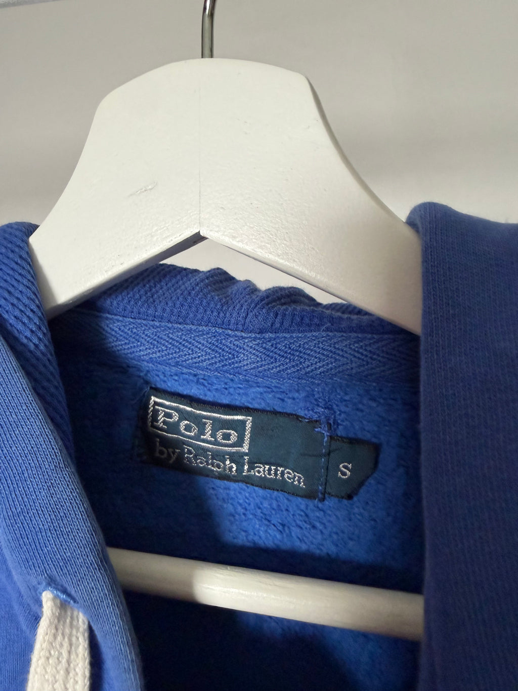VINTAGE BLUE RALPH LAUREN ZIP-UP HOODIE