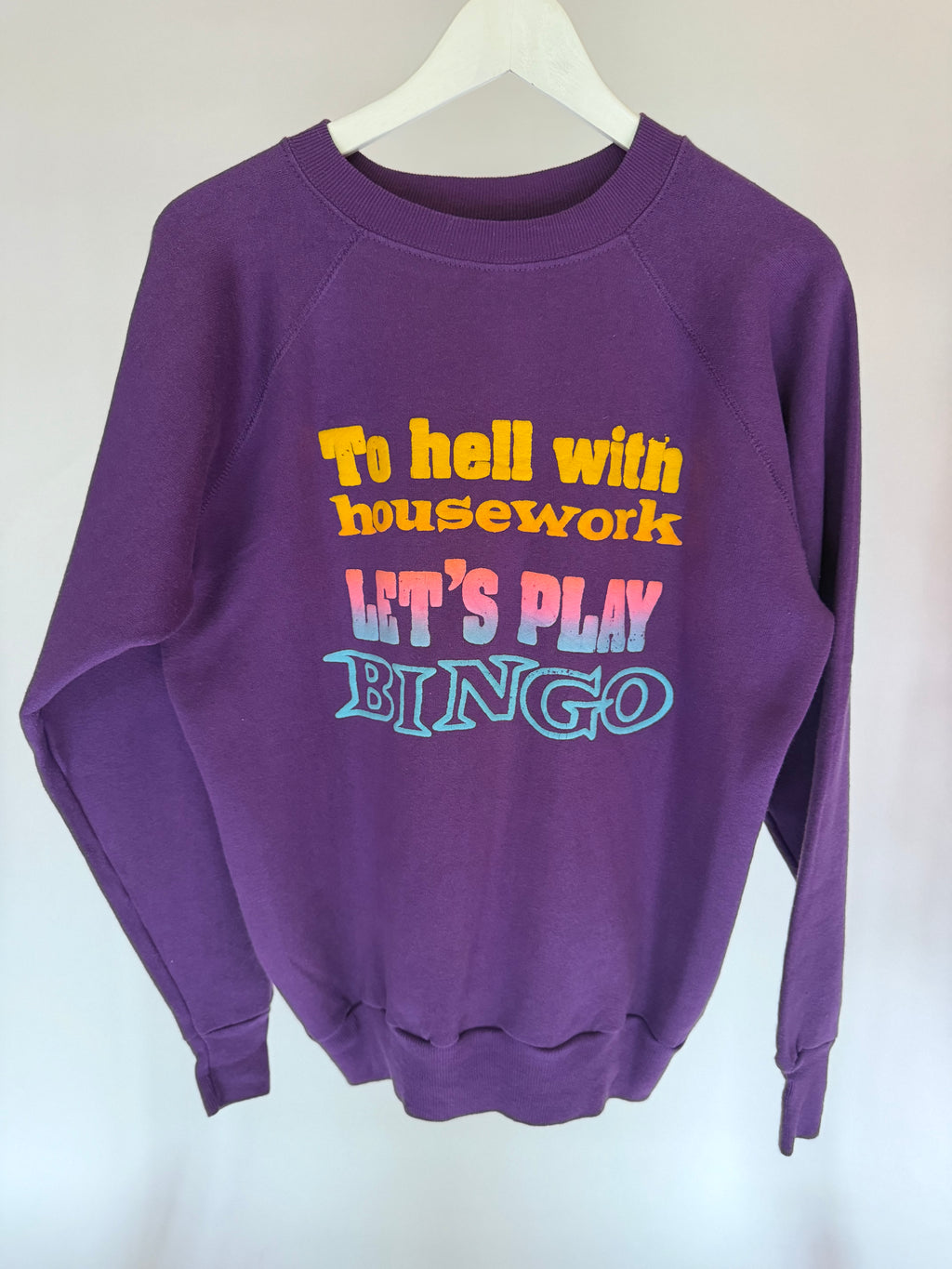 VINTAGE LET’S PLAY BINGO SWEATSHIRT