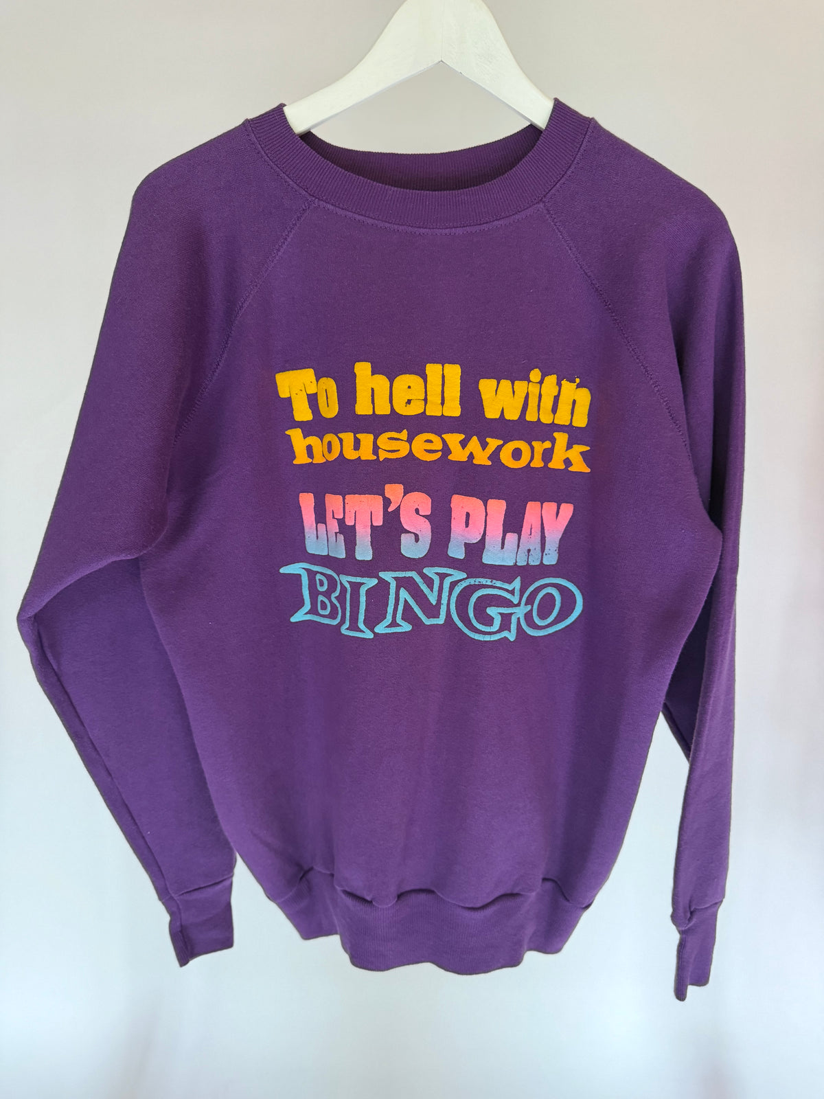 VINTAGE LET’S PLAY BINGO SWEATSHIRT