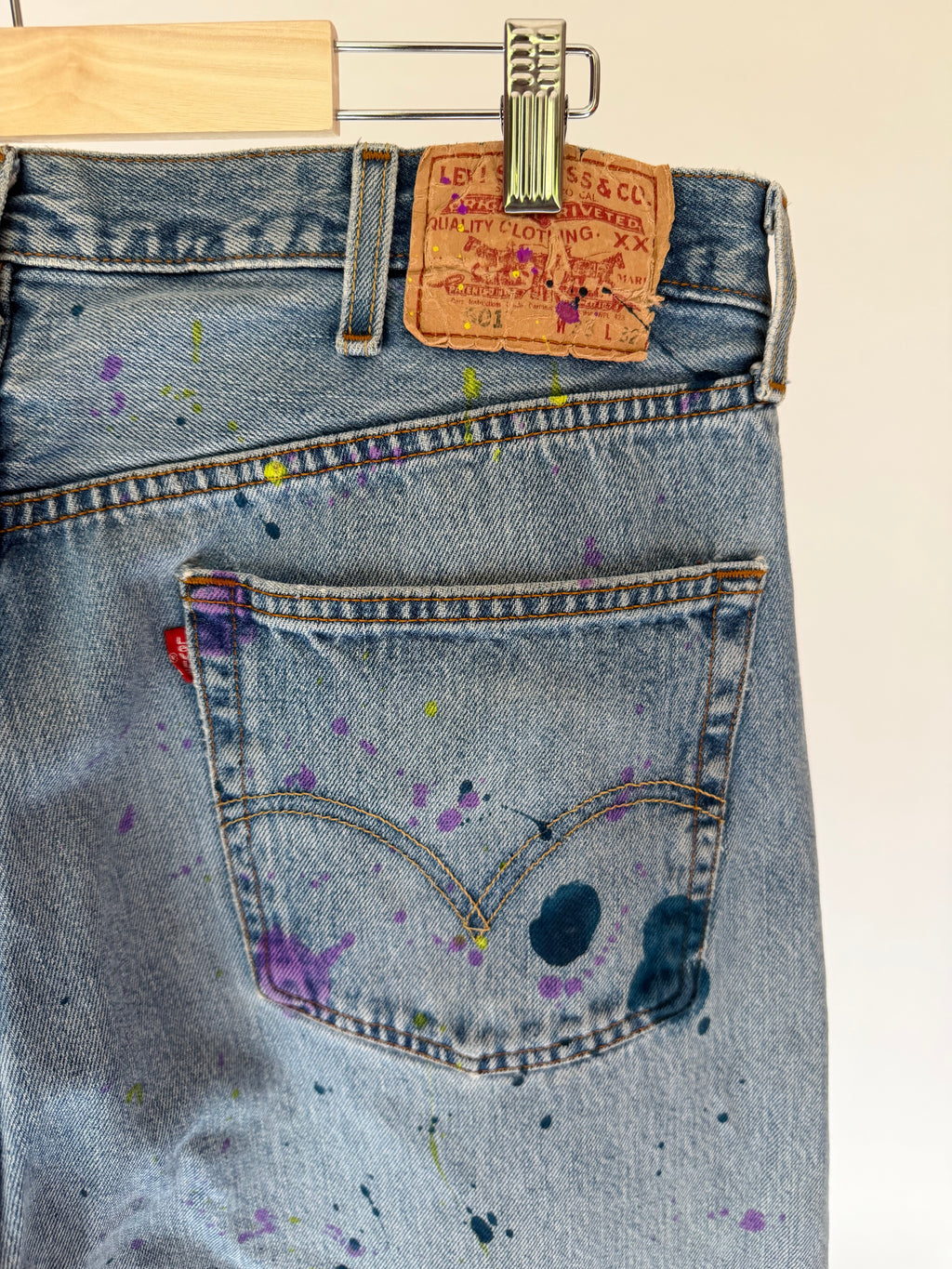 CUSTOM PAINTED LEVI’S 501 JEANS