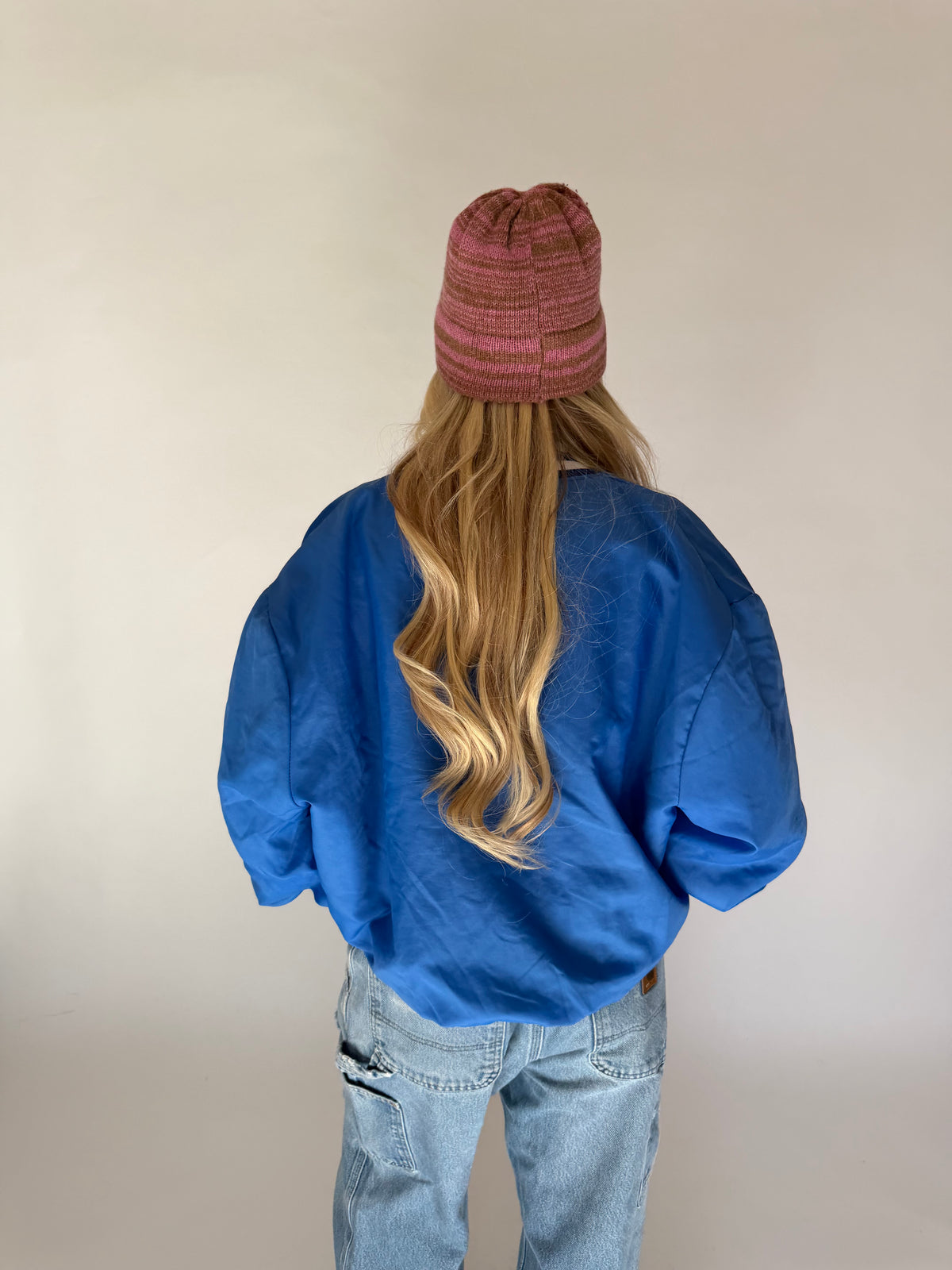 VINTAGE BLUE BASEBALL JACKET