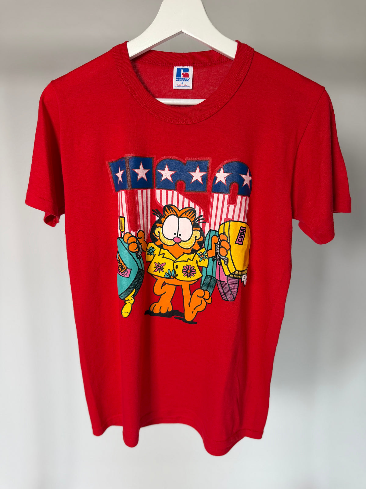 VINTAGE GARFIELD USA GRAPHIC TEE