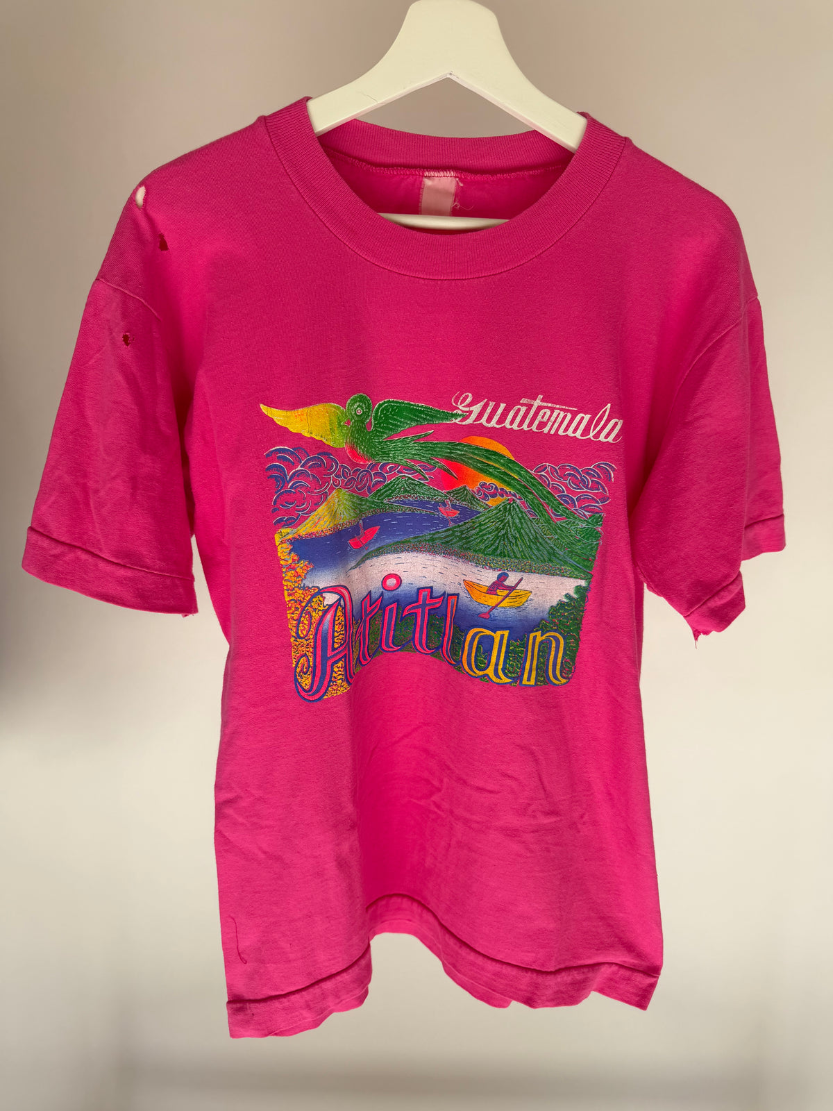 VINTAGE PINK GUATEMALA SINGLE STITCH TEE