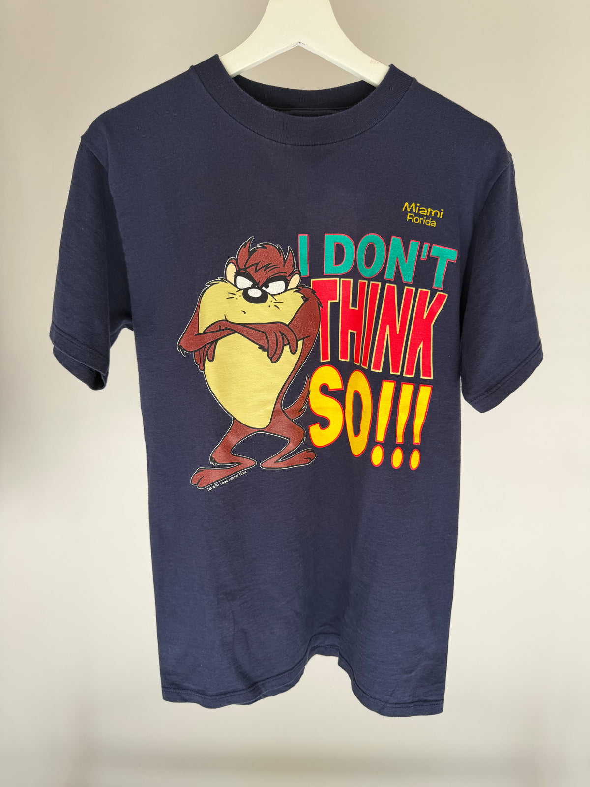 VINTAGE TAZ “I DON’T THINK SO!” TEE