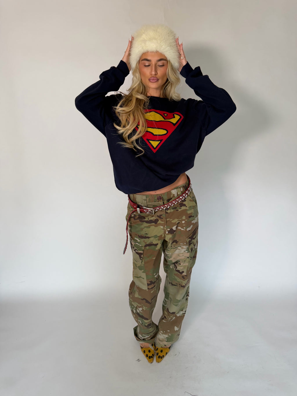 VINTAGE SUPERMAN KNITTED SWEATER
