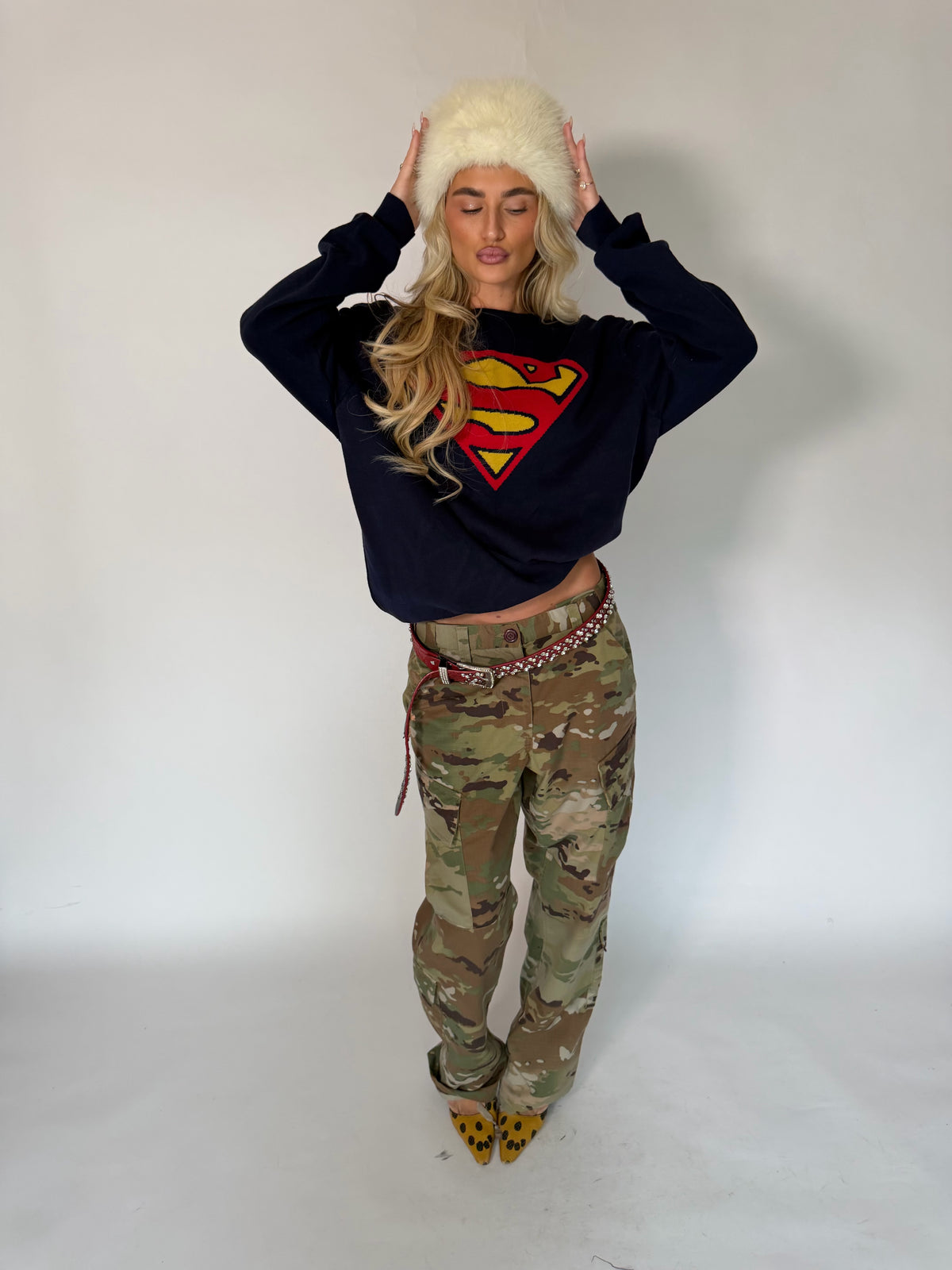 VINTAGE SUPERMAN KNITTED SWEATER