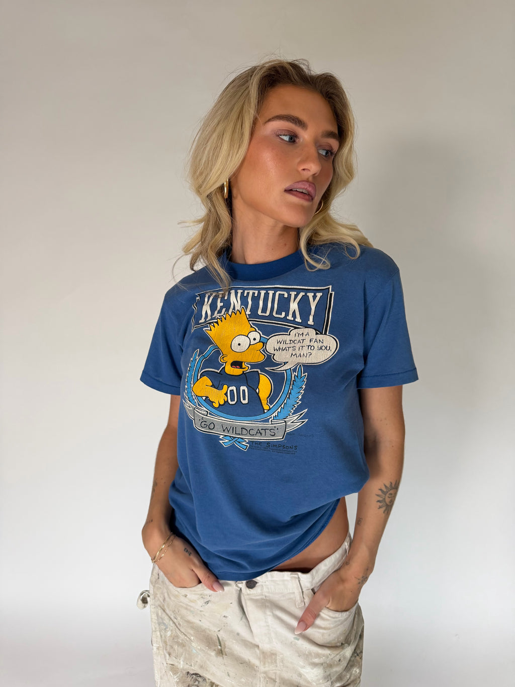 VINTAGE BART SIMPSON KENTUCKY GRAPHIC TEE