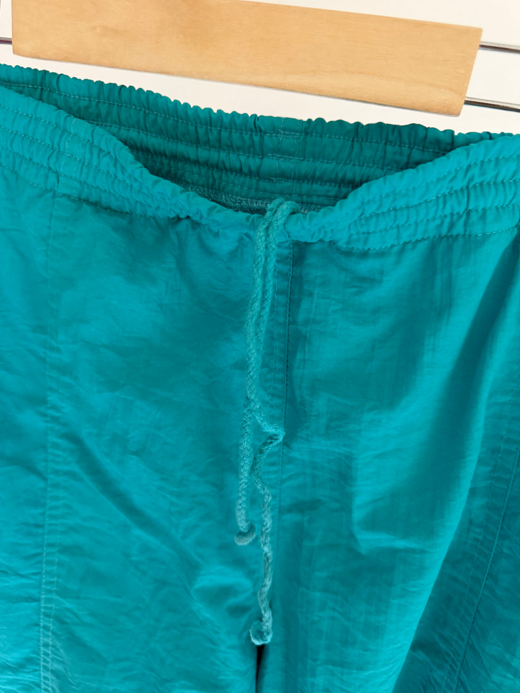 VINTAGE TURQUOISE PARACHUTE JOGGERS
