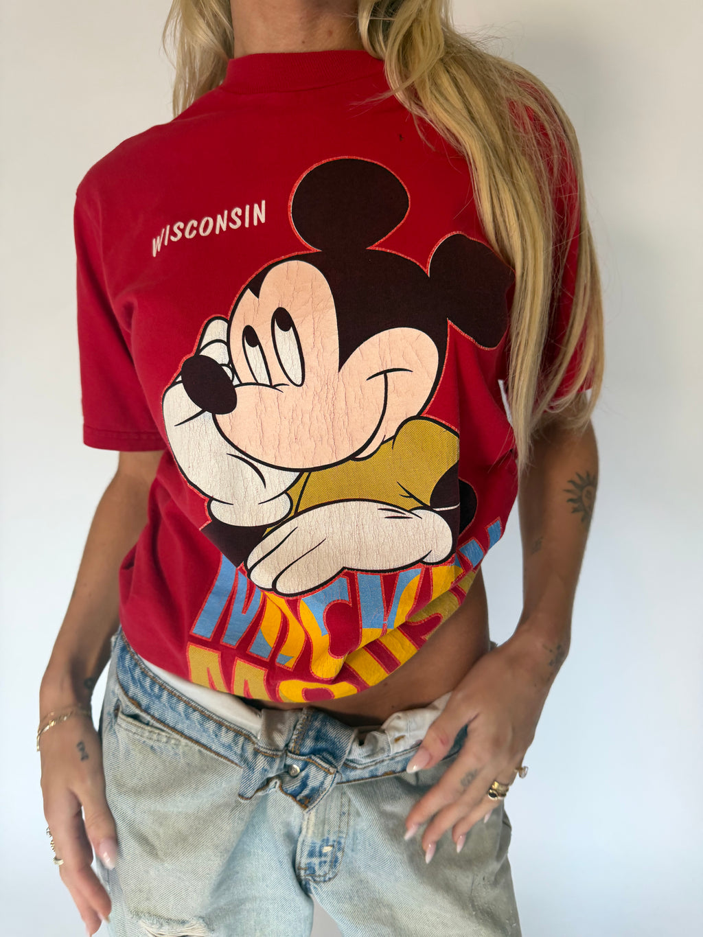 VINTAGE MICKEY WISCONSIN TEE