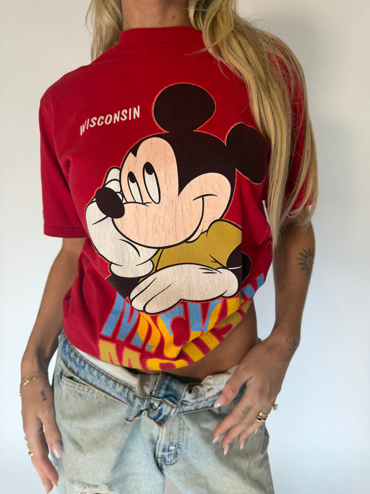 VINTAGE MICKEY WISCONSIN TEE