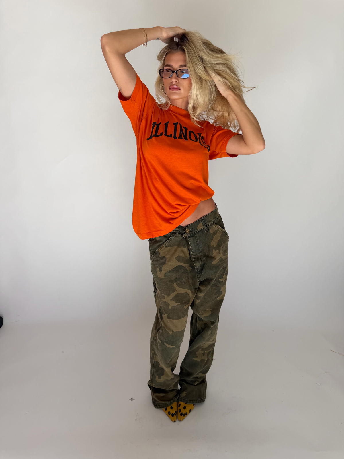 VINTAGE CARHARTT CAMO CARGO PANTS