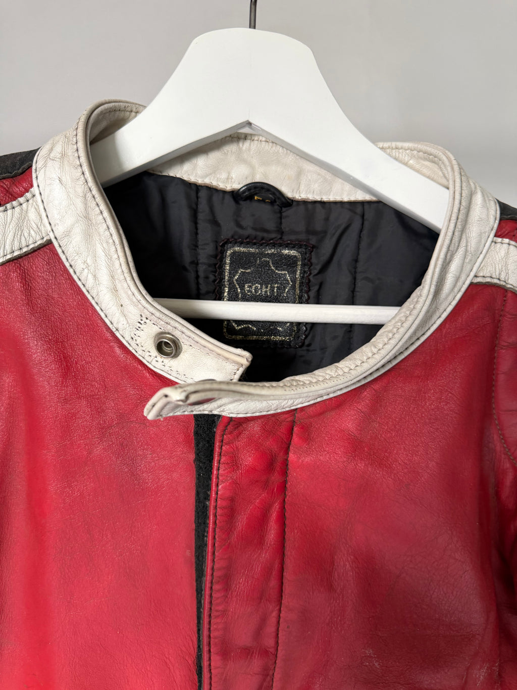 VINTAGE LEATHER MOTORCYCLE BIKER JACKET