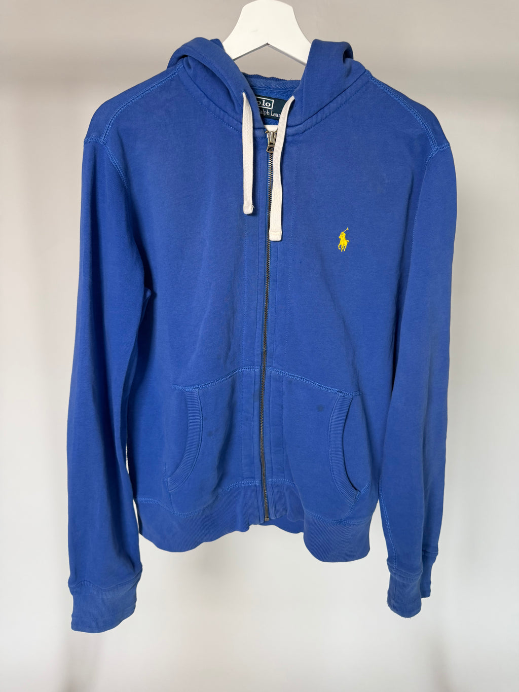 VINTAGE BLUE RALPH LAUREN ZIP-UP HOODIE