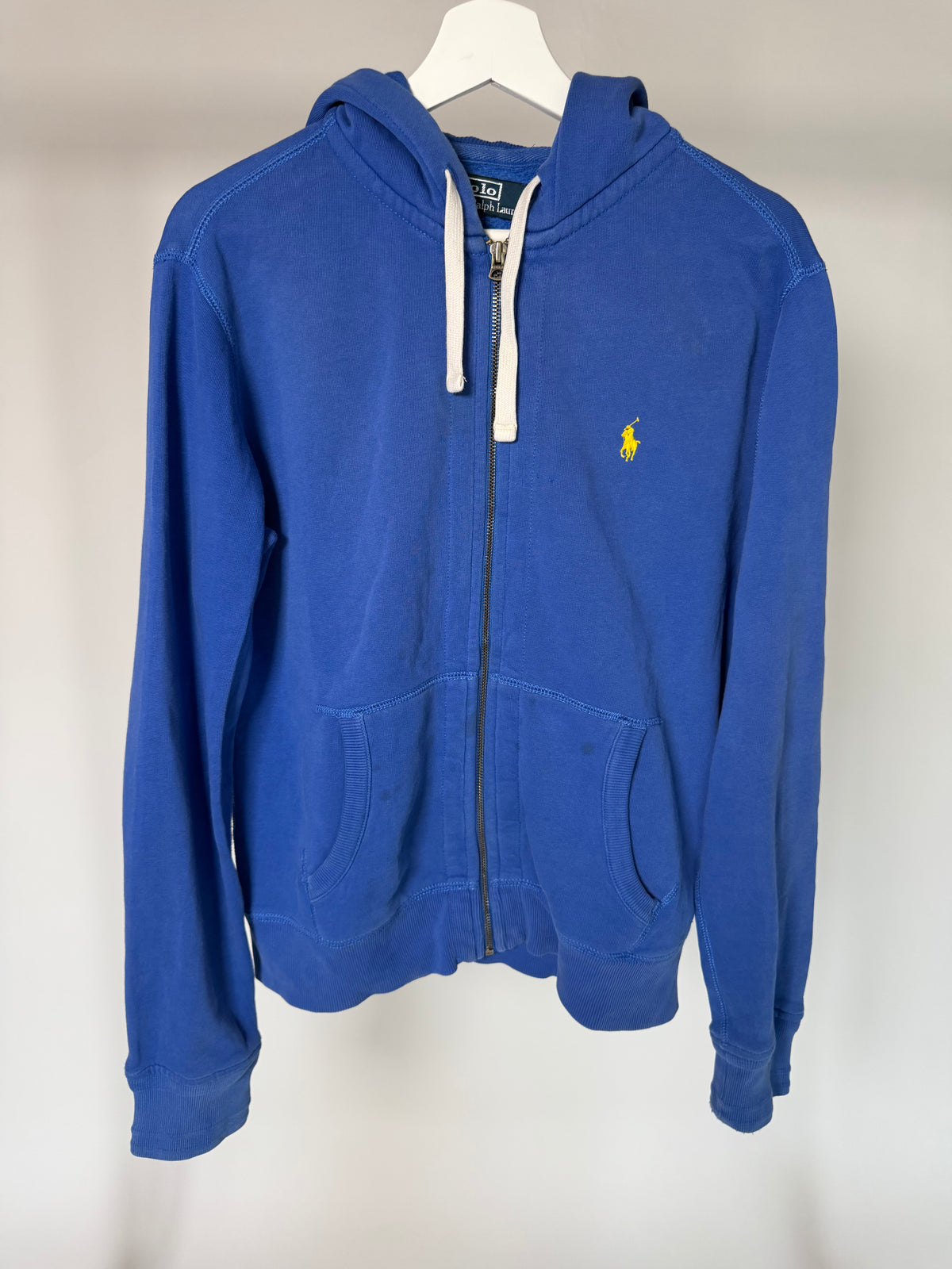 VINTAGE BLUE RALPH LAUREN ZIP-UP HOODIE