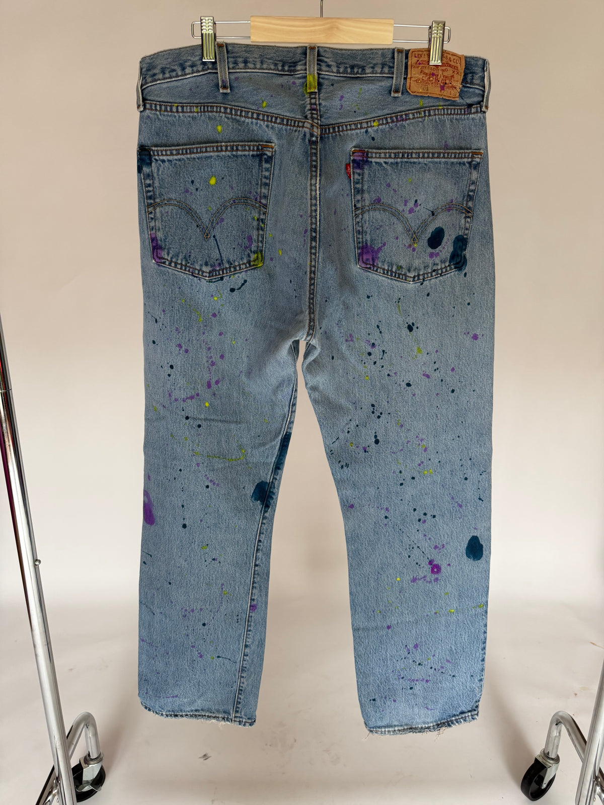 CUSTOM PAINTED LEVI’S 501 JEANS