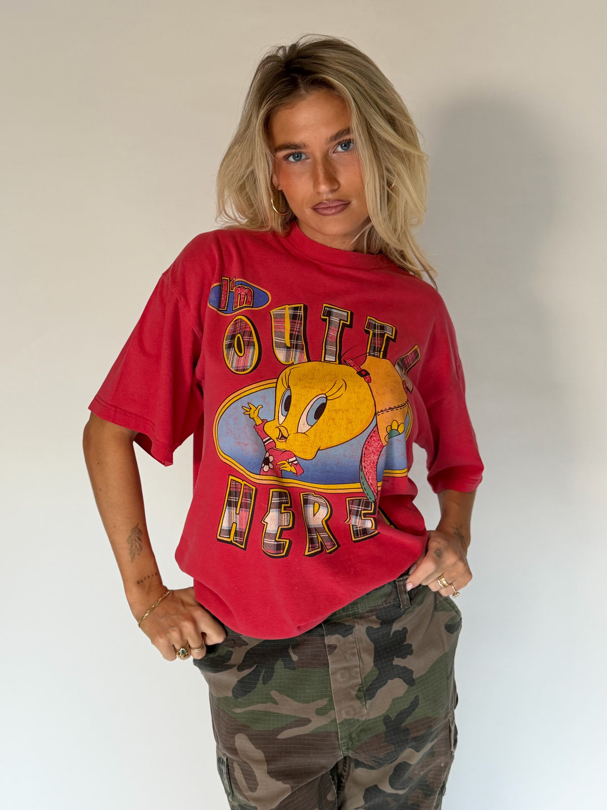 VINTAGE TWEETY “I’M OUTTA HERE” TEE