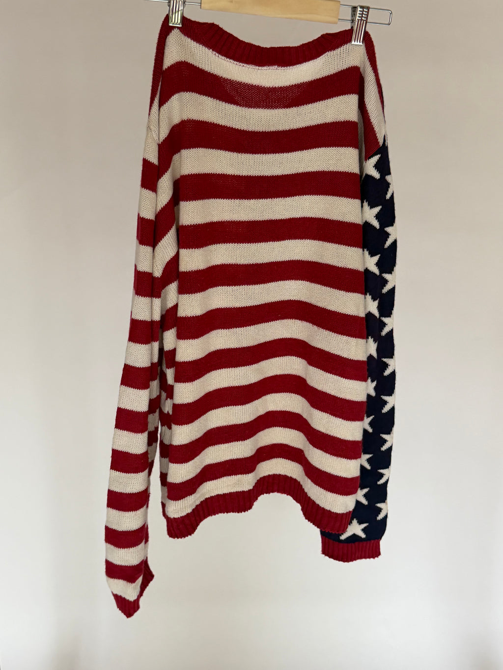 VINTAGE USA FLAG KNIT CARDIGAN