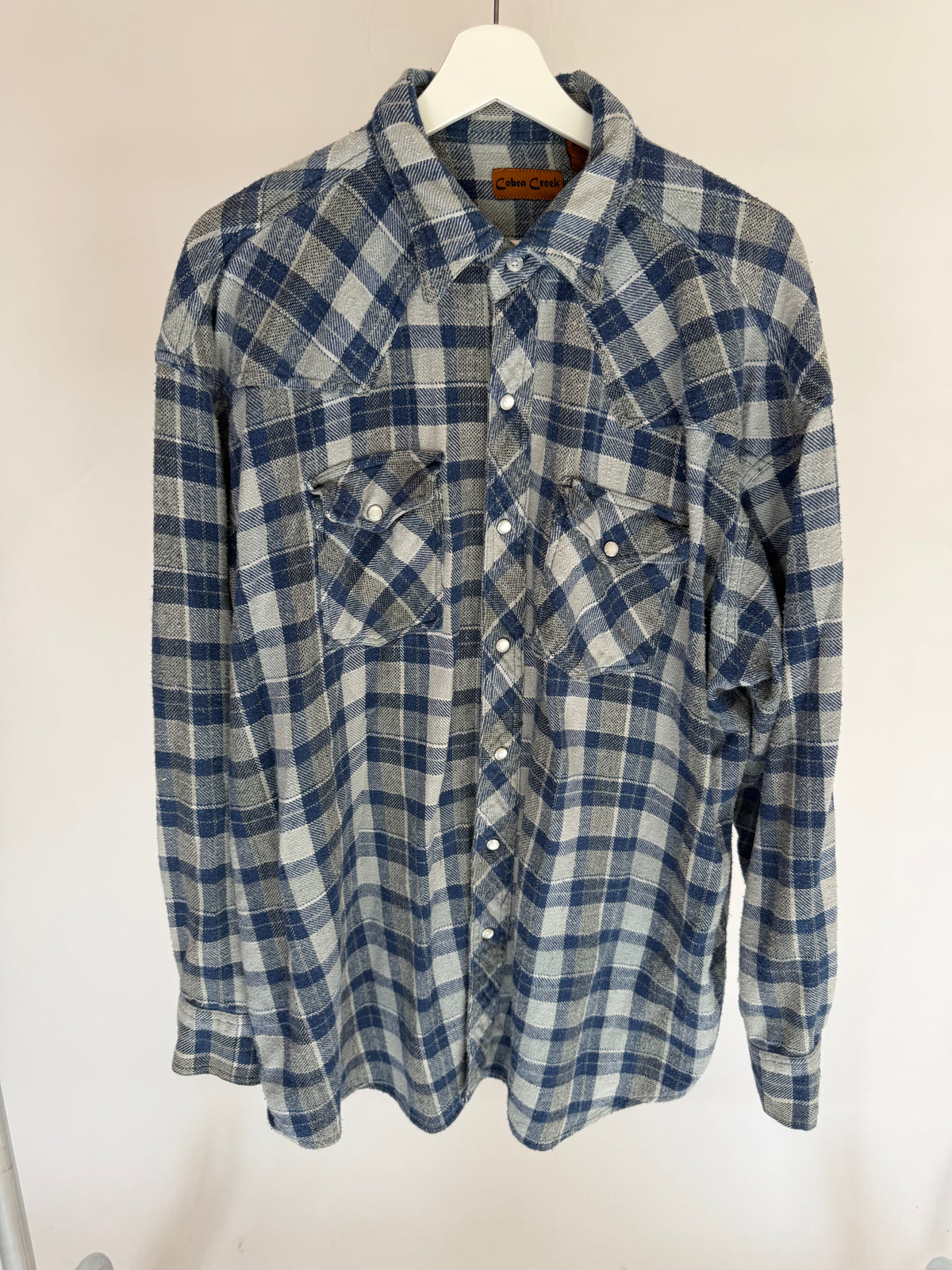 VINTAGE GREY FLANNEL SHIRT