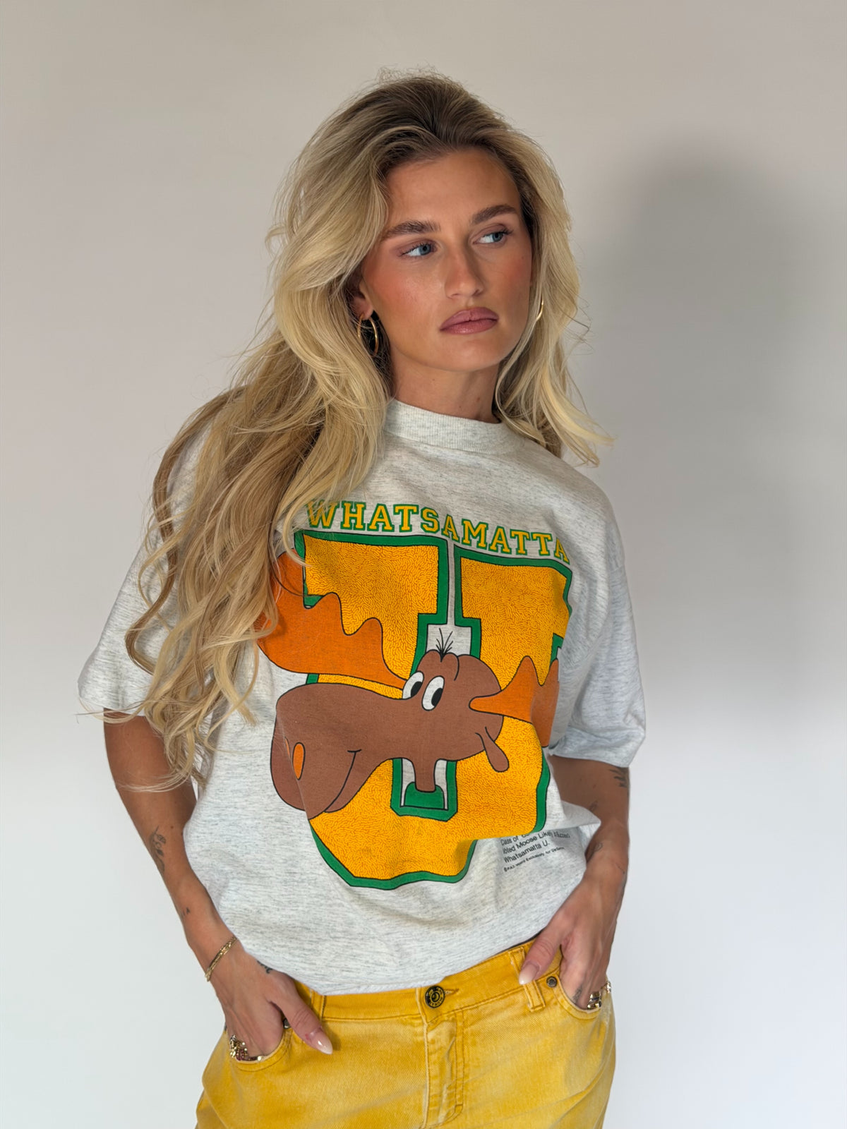 VINTAGE WHATSAMATTA U MOOSE TEE