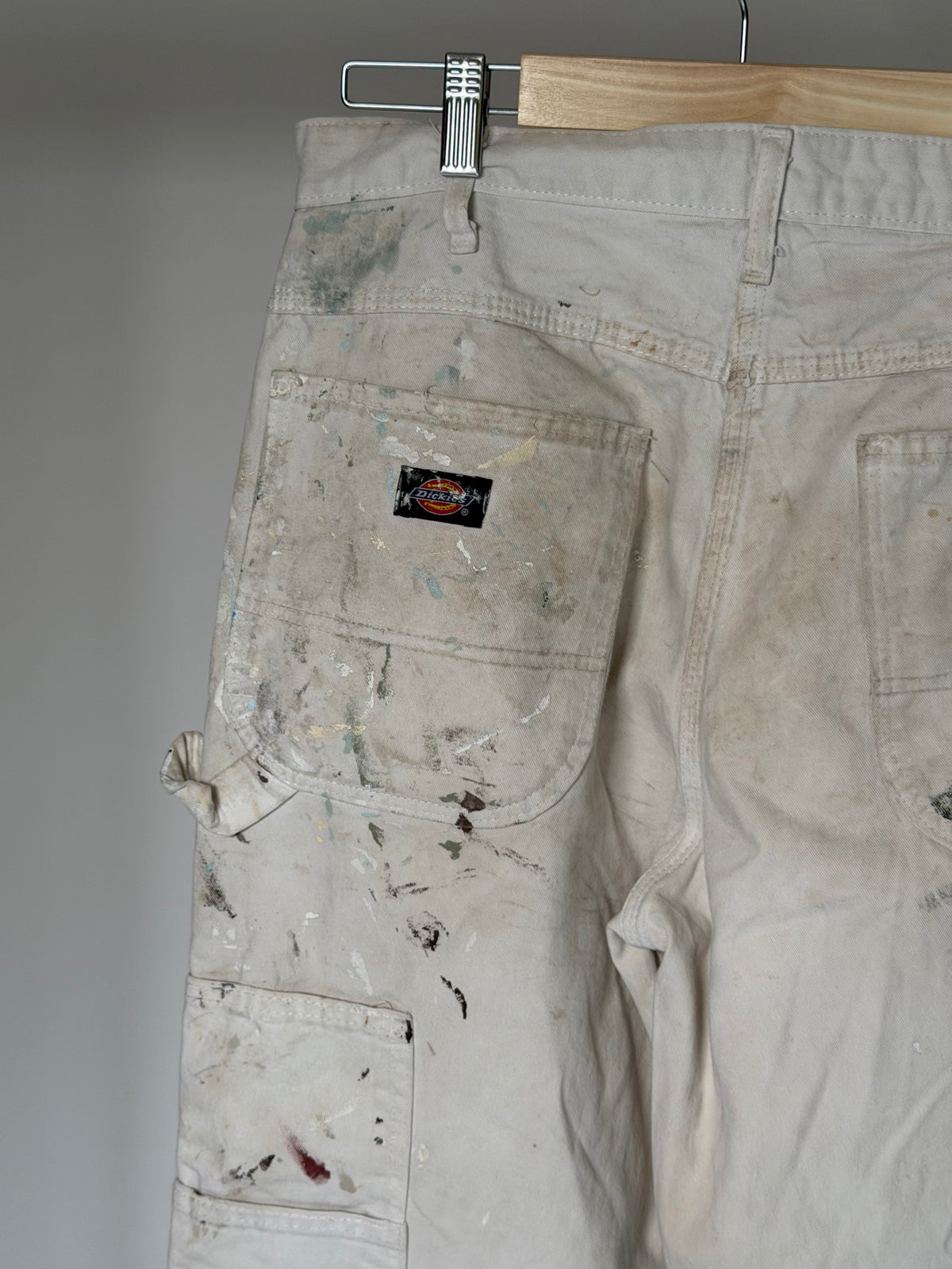 VINTAGE WHITE PAINT SPLATTER WORKWEAR JEANS