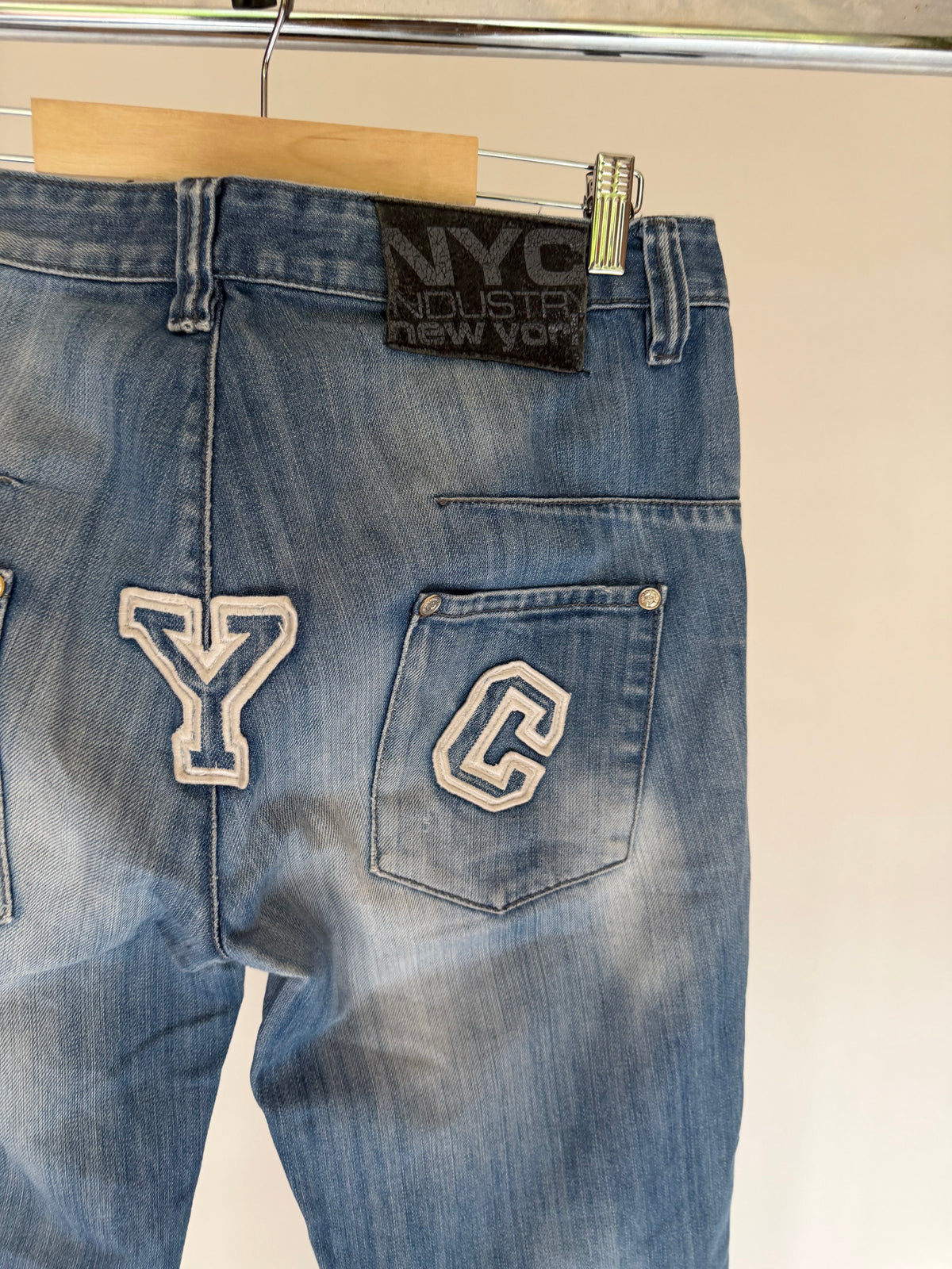 VINTAGE NYC PATCHWORK DENIM JEANS