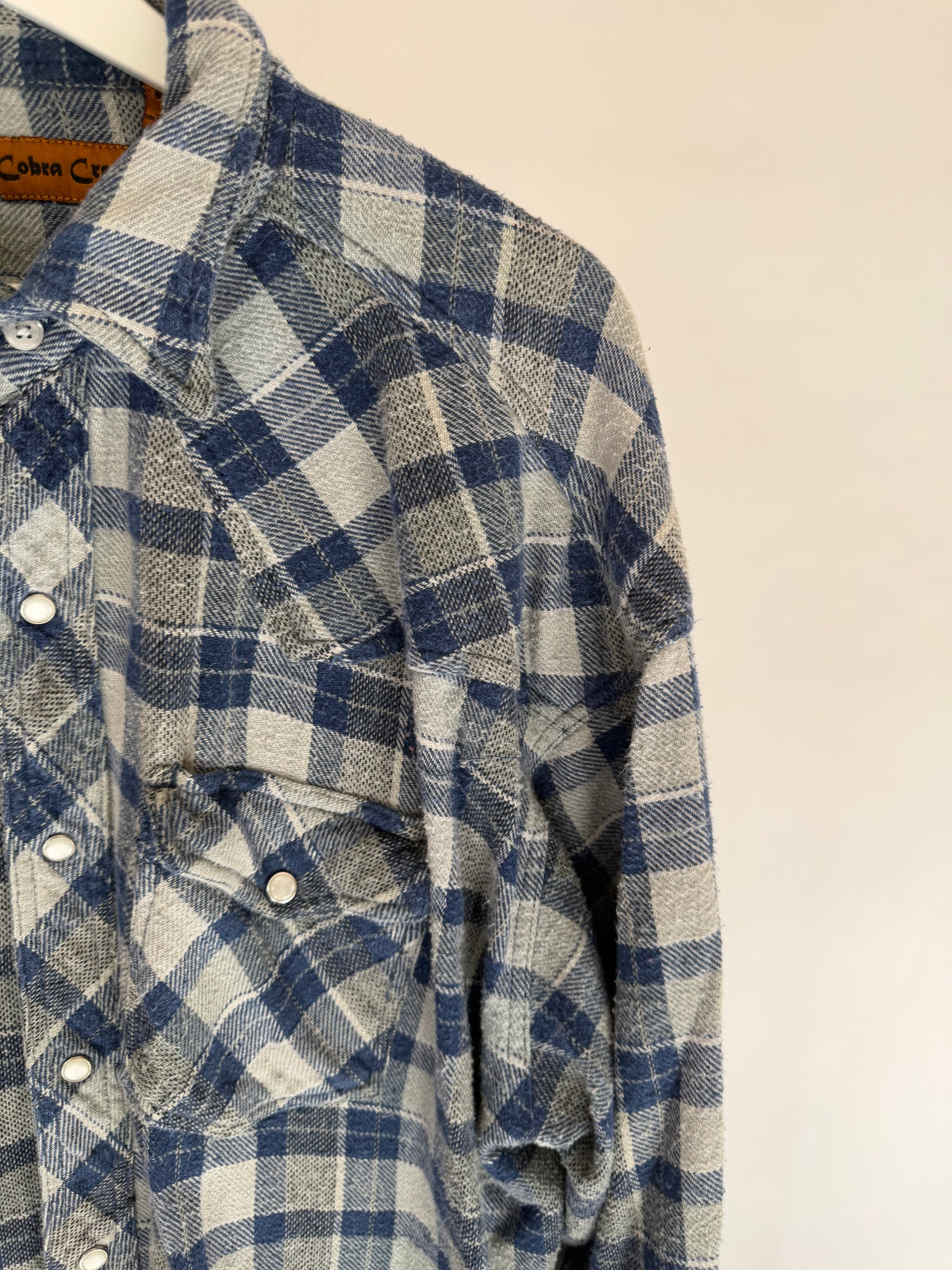 VINTAGE GREY FLANNEL SHIRT