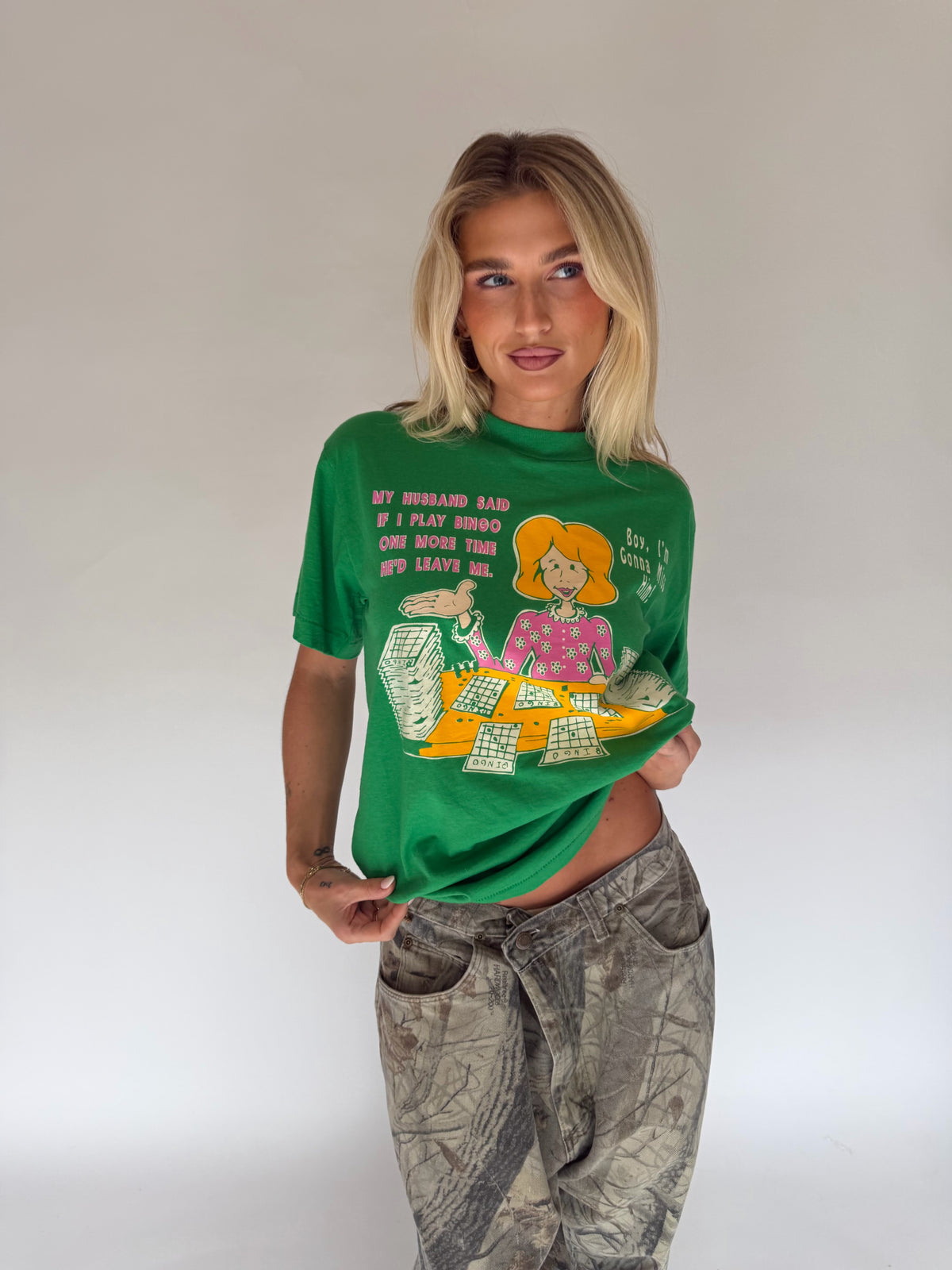 VINTAGE BINGO TEE