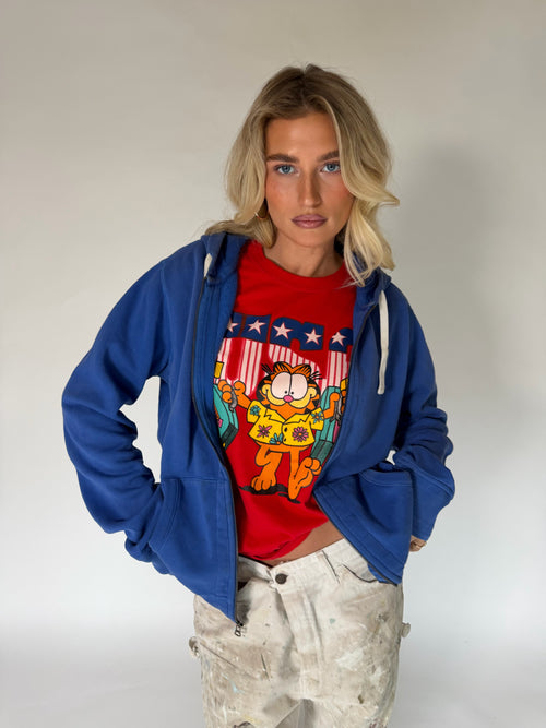 VINTAGE BLUE RALPH LAUREN ZIP-UP HOODIE