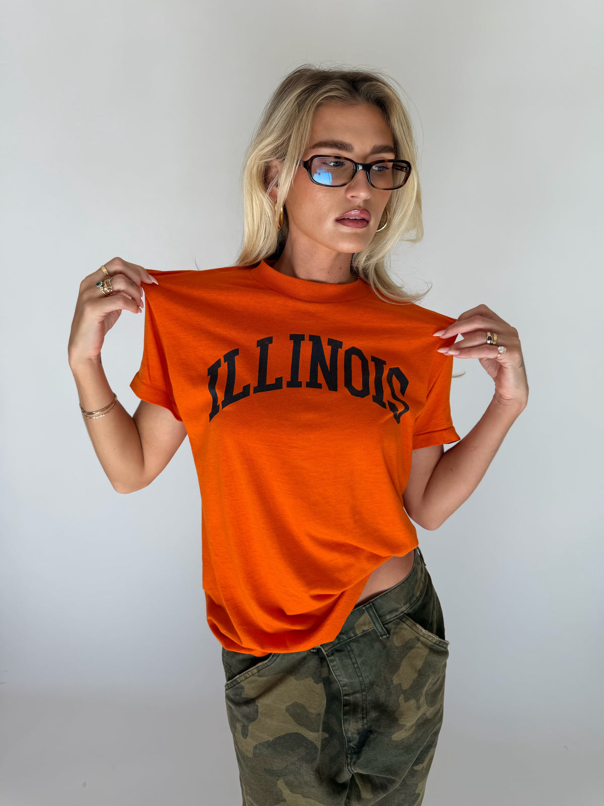 VINTAGE ILLINOIS SINGLE STITCH TEE