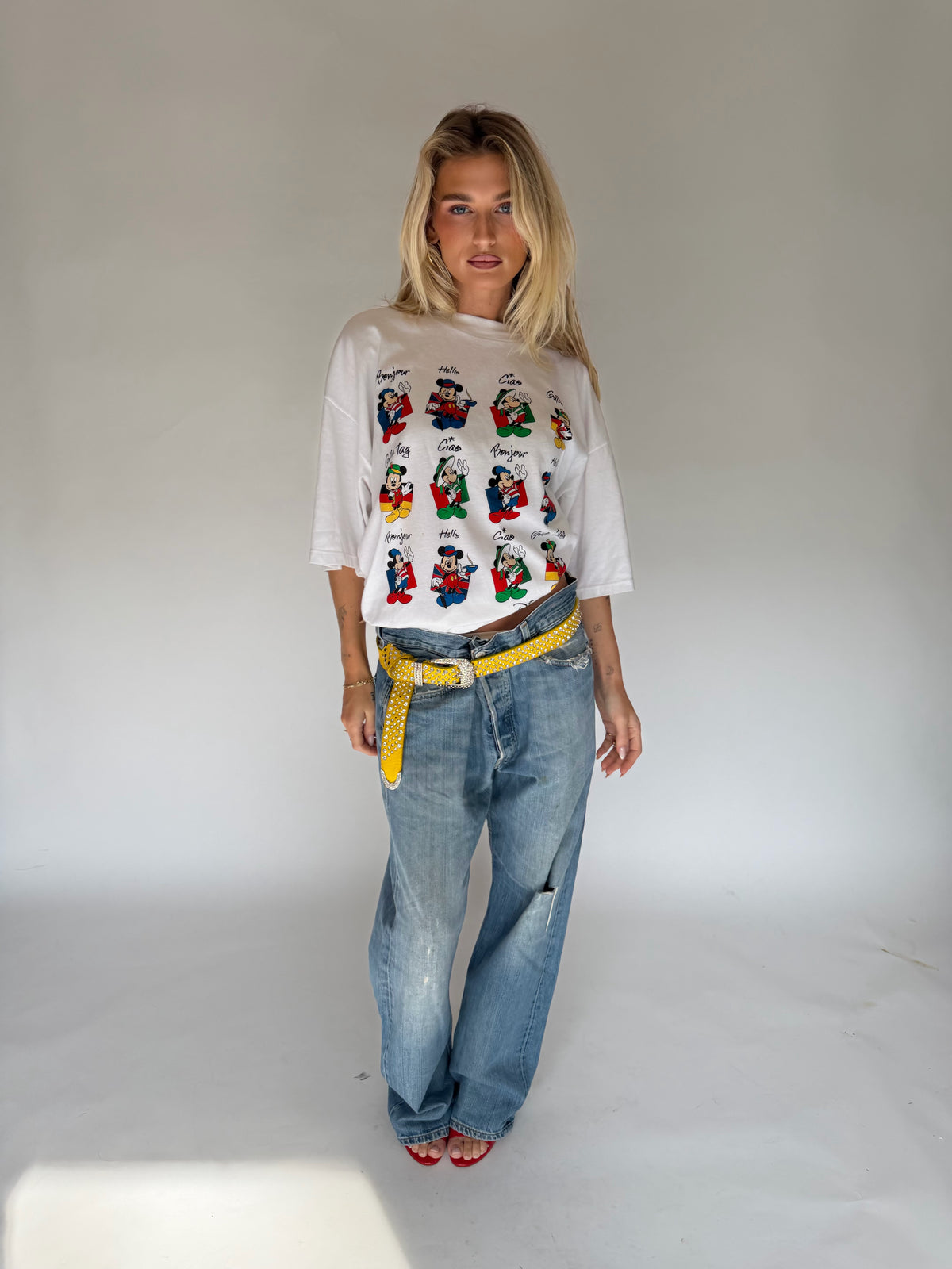 VINTAGE MICKEY AROUND THE WORLD TEE