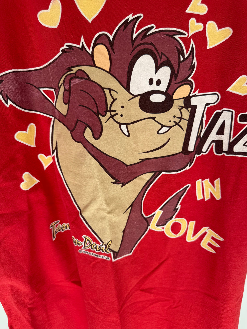 VINTAGE TAZ IN LOVE GRAPHIC TEE