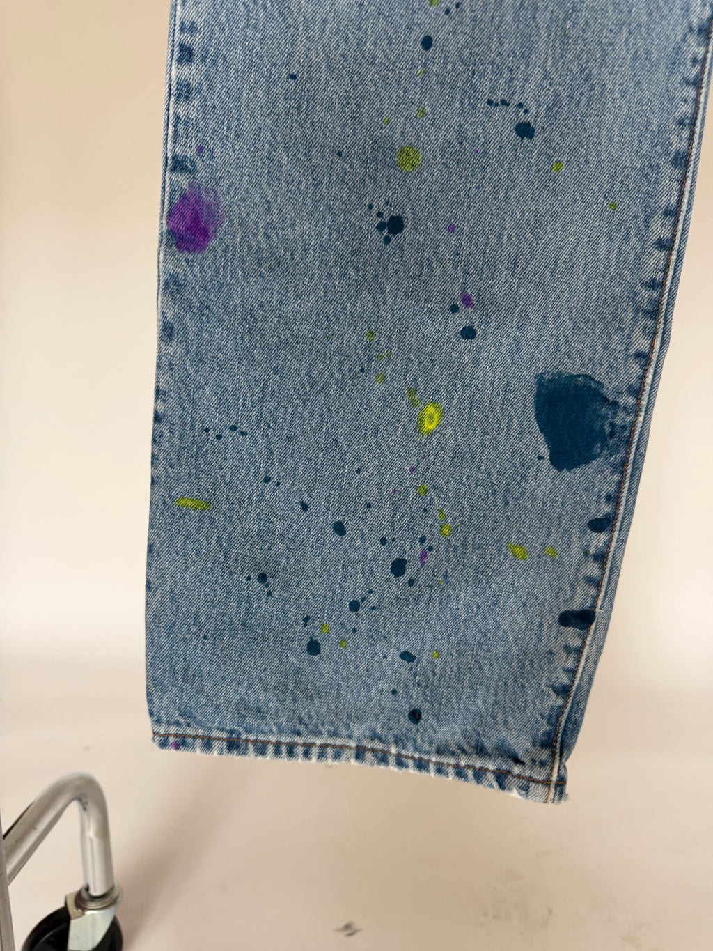 CUSTOM PAINTED LEVI’S 501 JEANS