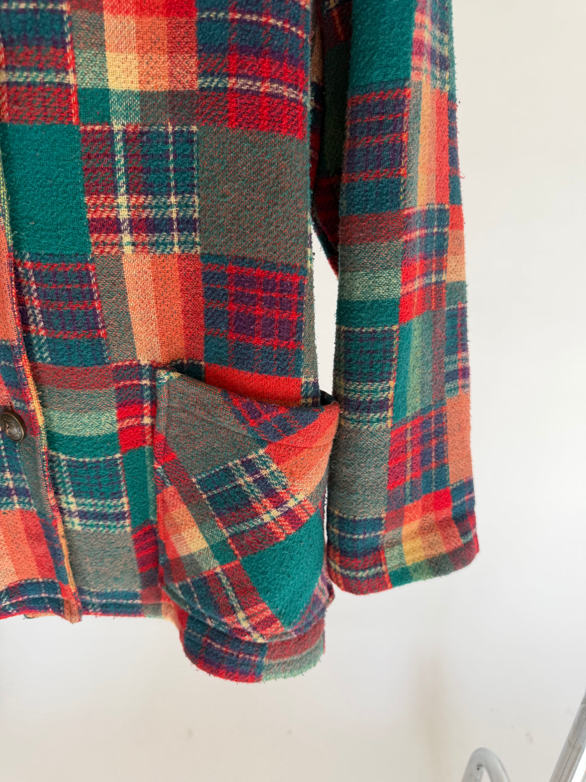VINTAGE PLAID WOOL JACKET