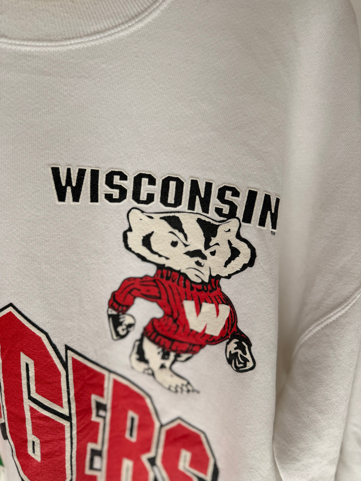 VINTAGE WISCONSIN BADGERS ROSE BOWL SWEATER