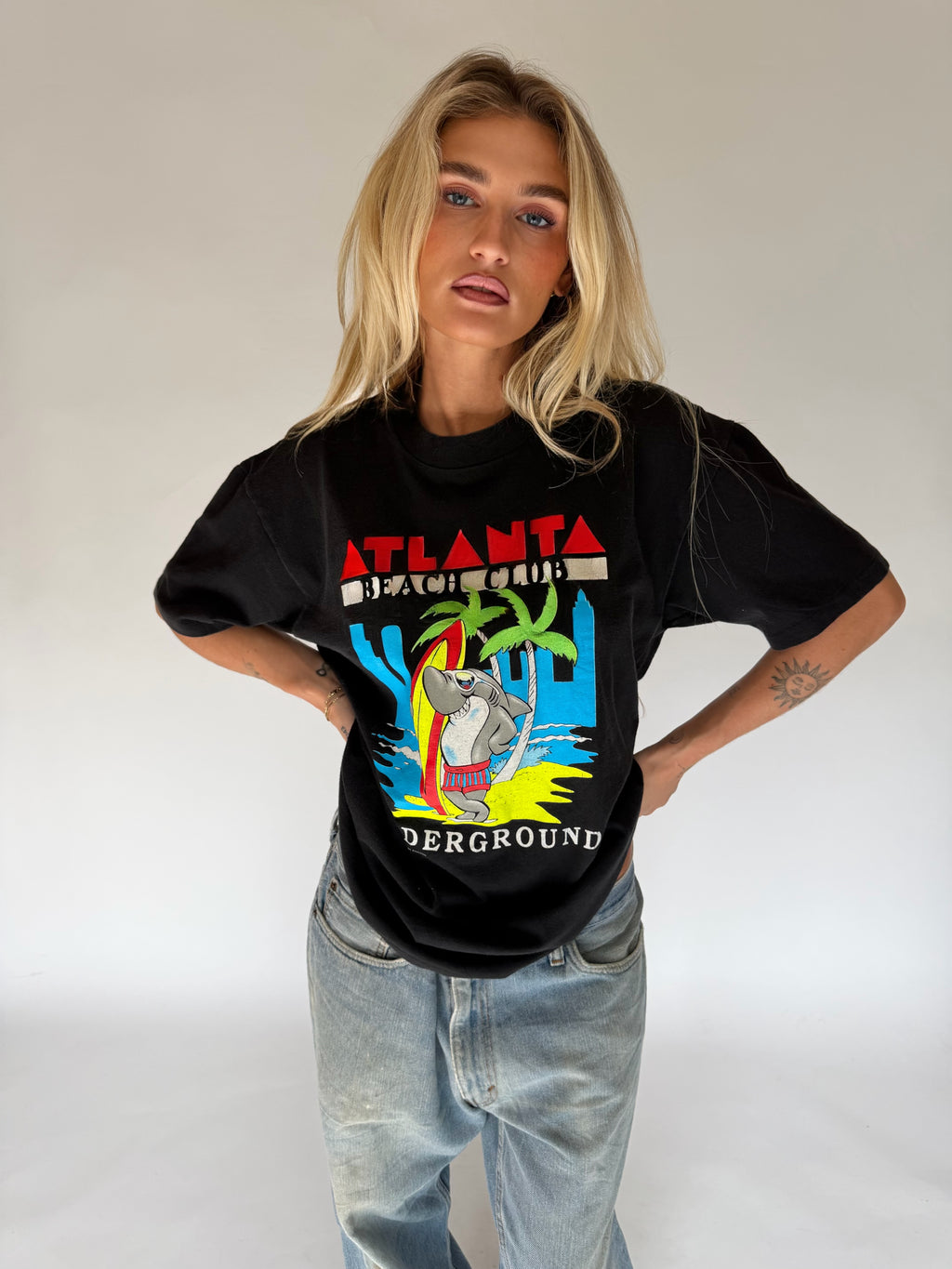 VINTAGE ATLANTA BEACH CLUB TEE