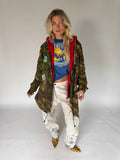 VINTAGE CUSTOMIZED CAMO PATCH JACKET