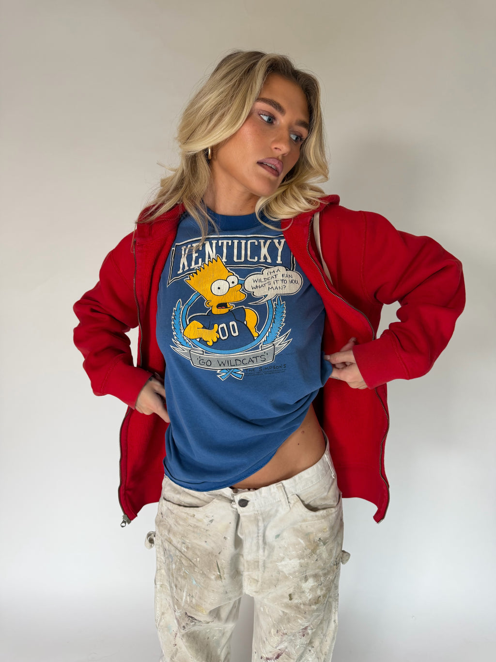 VINTAGE BART SIMPSON KENTUCKY GRAPHIC TEE