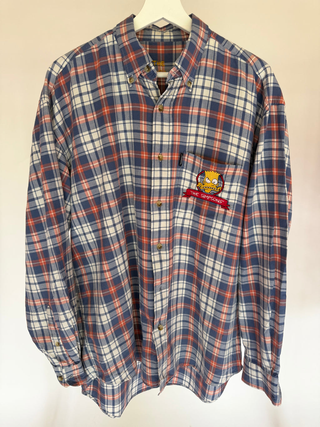 VINTAGE THE SIMPSONS PLAID SHIRT