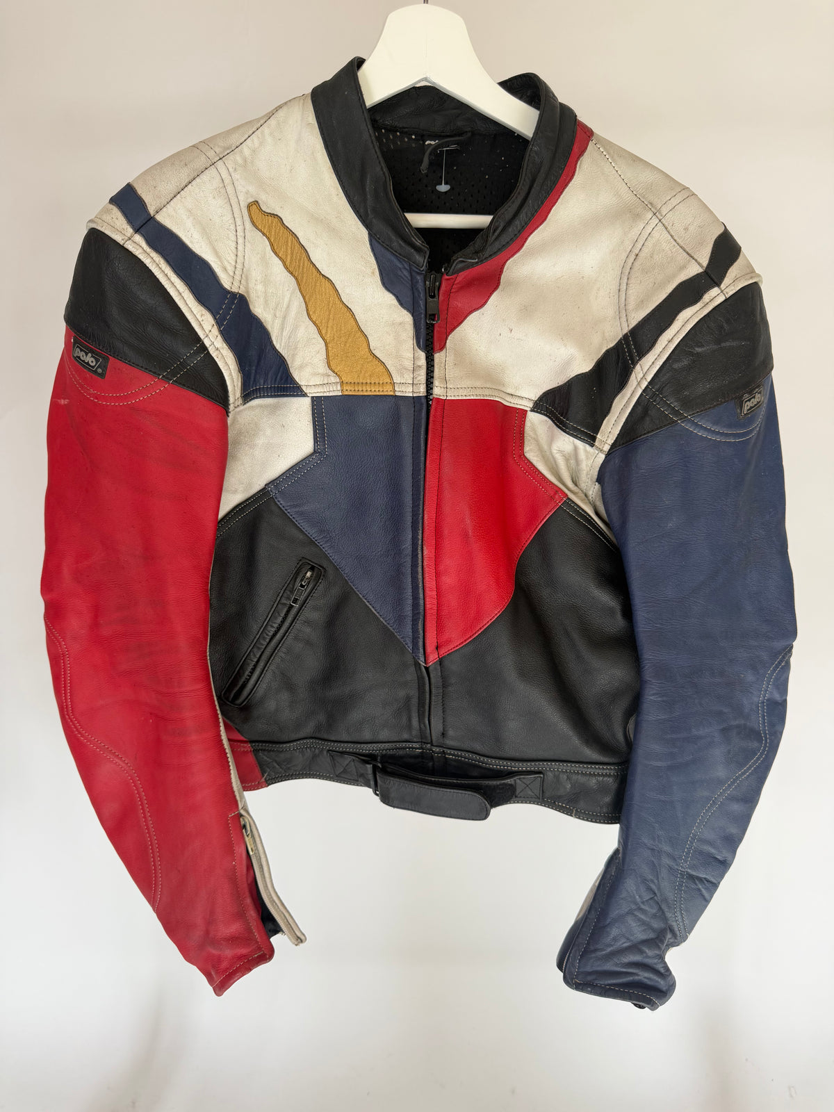 VINTAGE LEATHER MOTORCYCLE JACKET