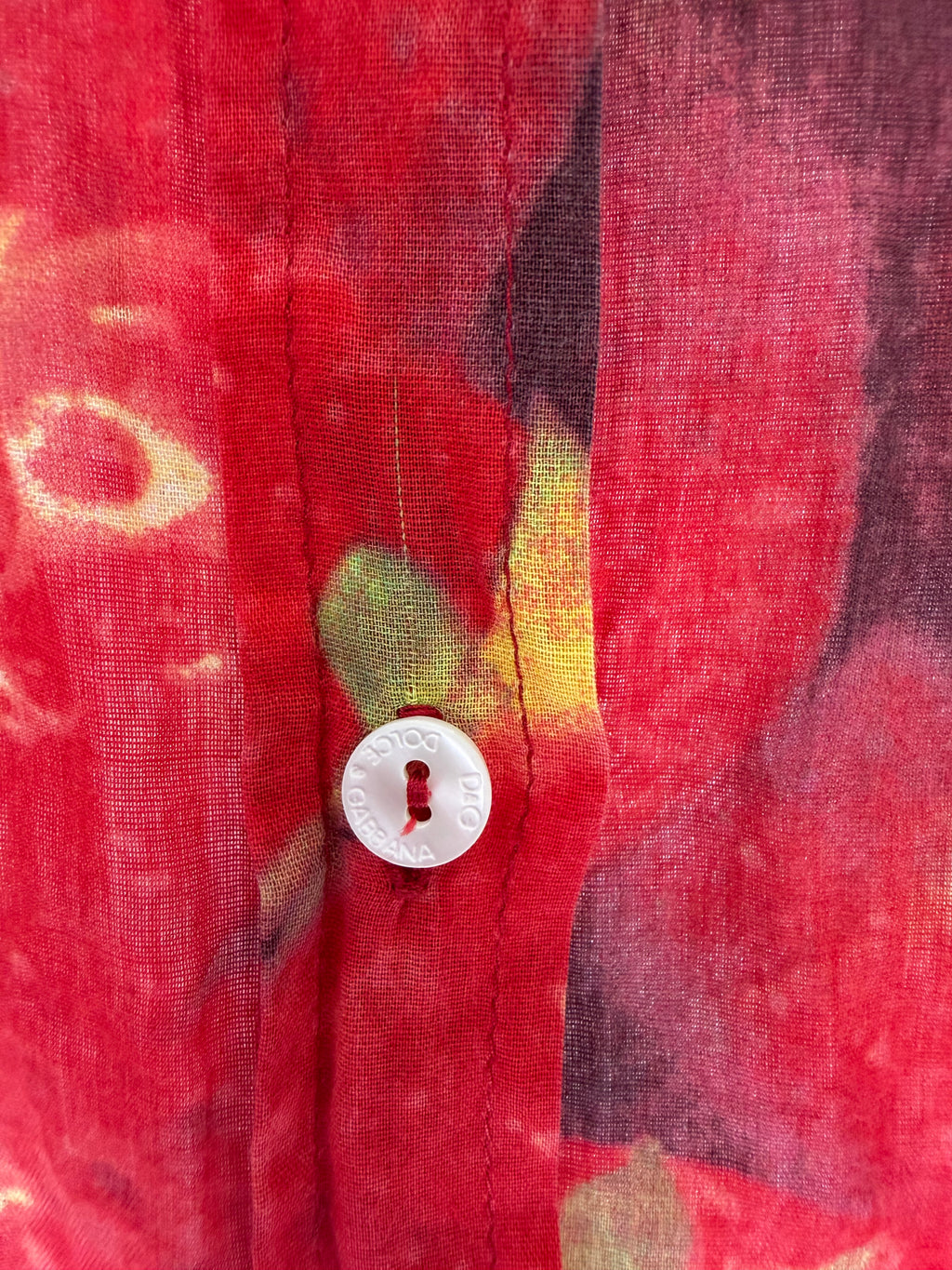 VINTAGE DOLCE & GABBANA STRAWBERRY TOP