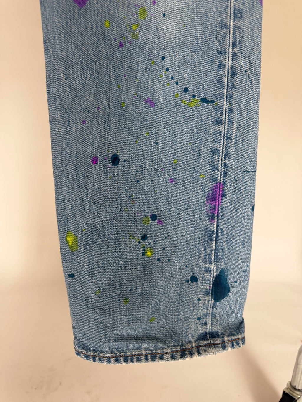 CUSTOM PAINTED LEVI’S 501 JEANS